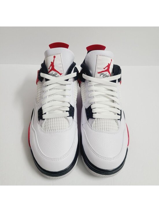 Nike Air Jordan 4 Retro Red Cement Shoes DH6927-161 Size 10 White Red B Grade #6 main image 5